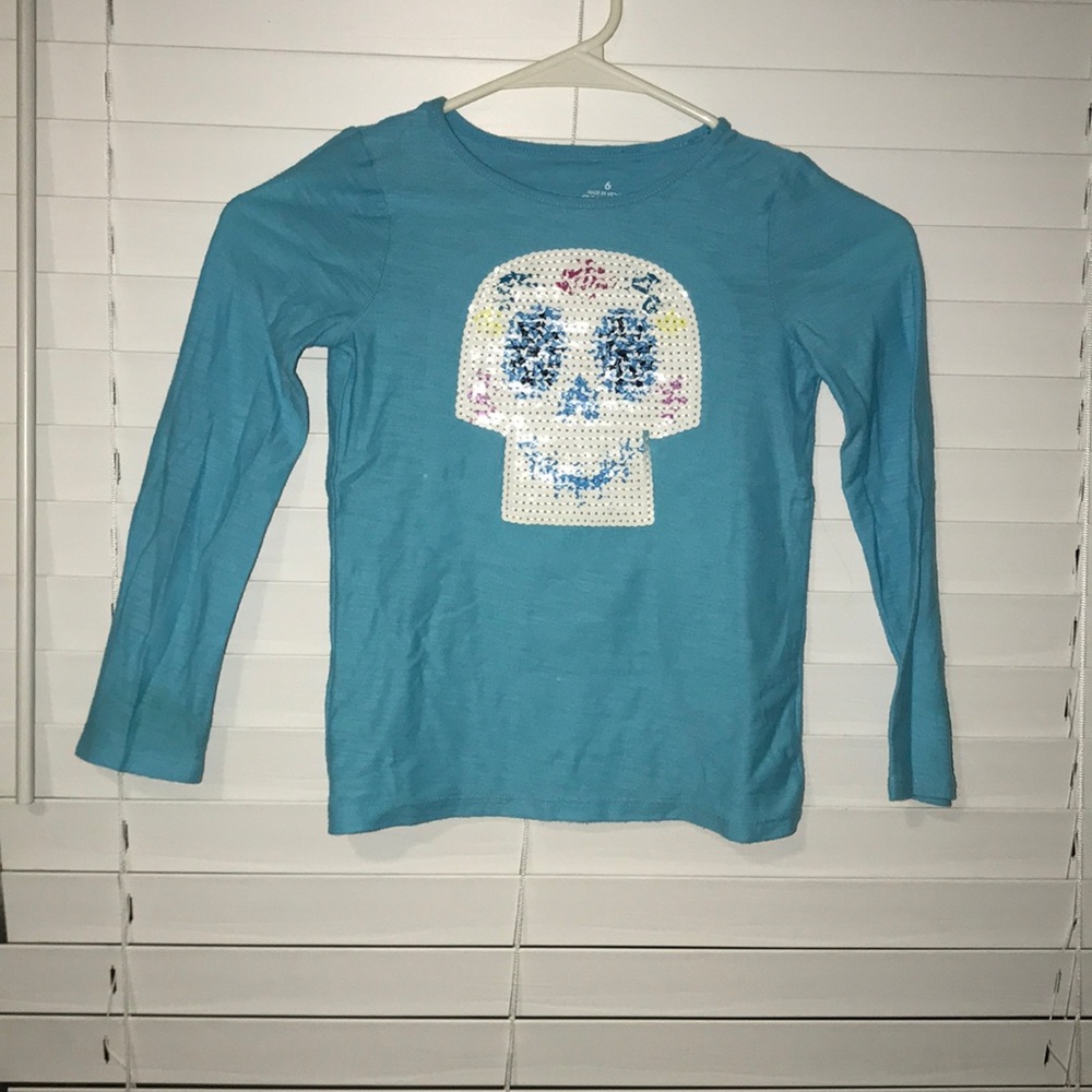 Girls skull Disney long sleeve